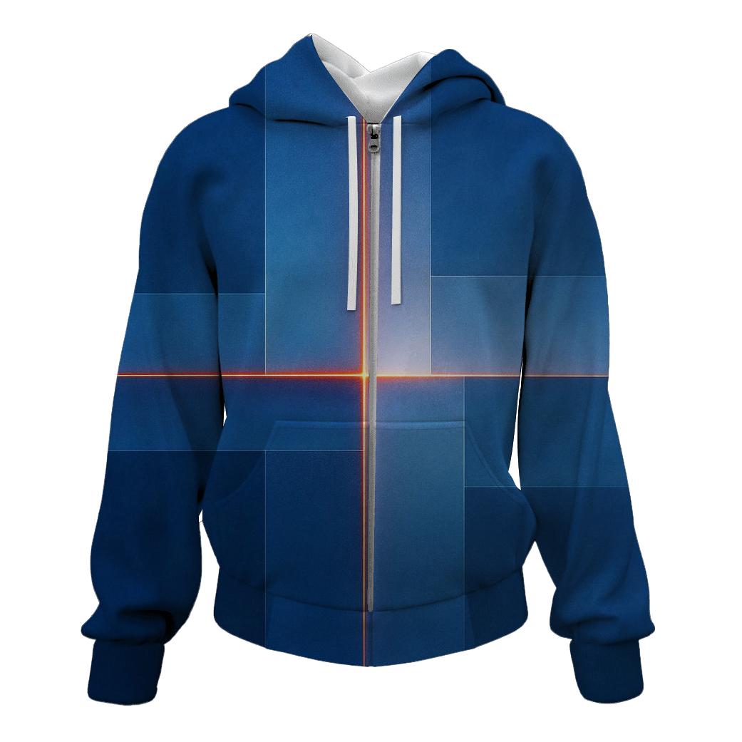 Icelandic Glacier Fire Minimal Flag custom hoodies