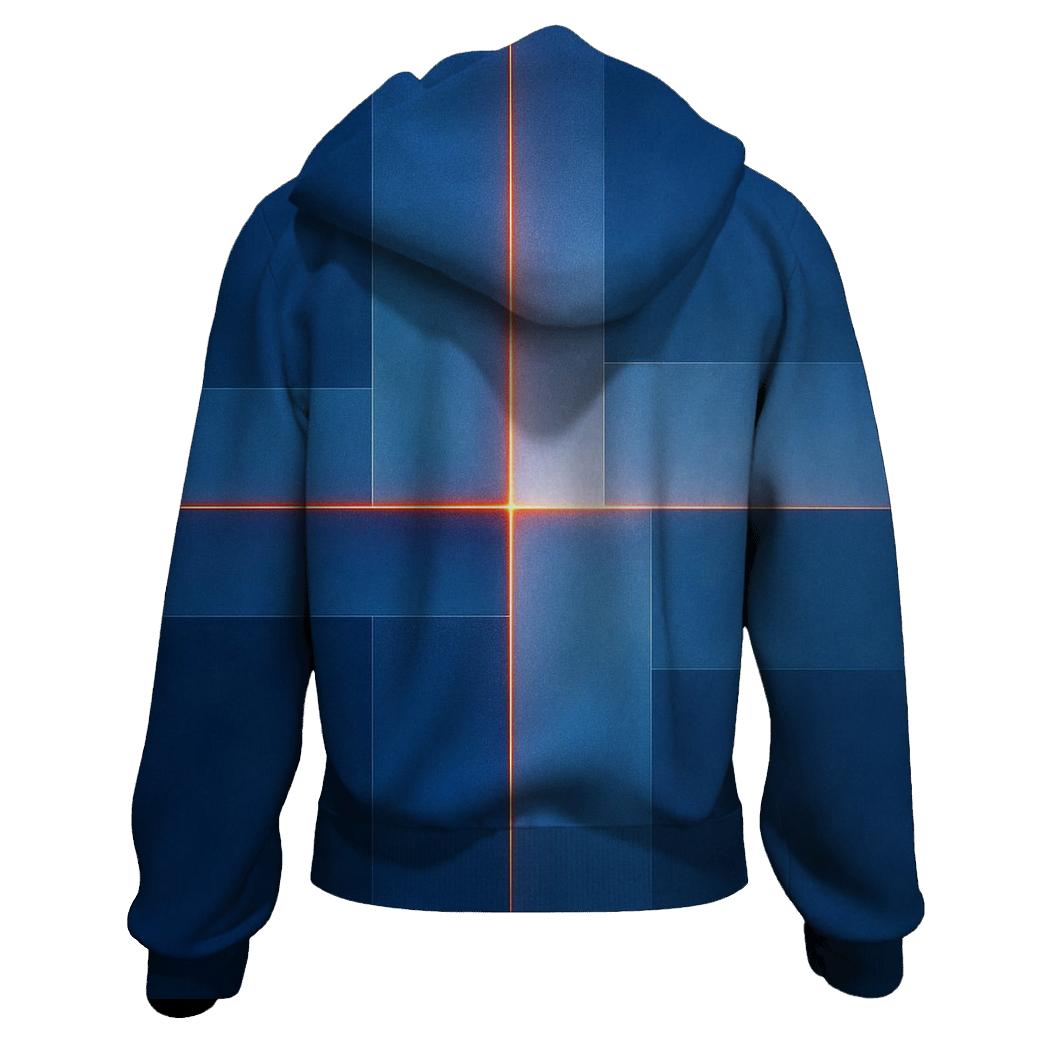 Icelandic Glacier Fire Minimal Flag custom hoodies