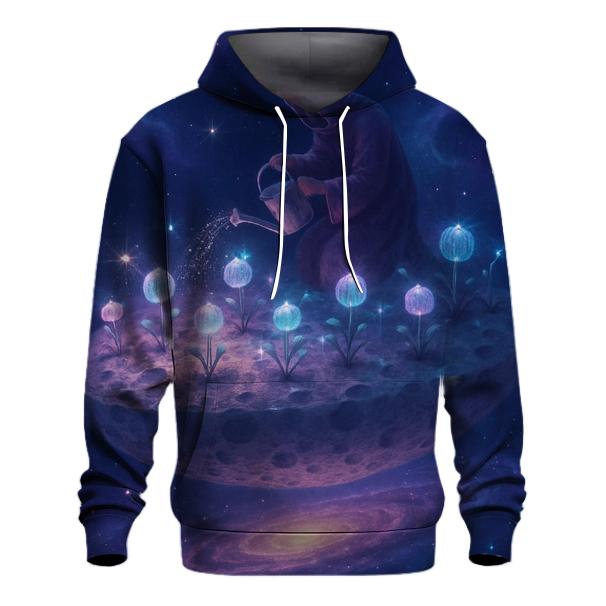 Lunar Garden Over The Galaxy graphic hoodies