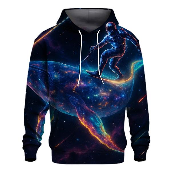 Astronaut Riding The Solar Whale premium hoodies