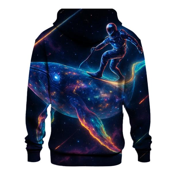 Astronaut Riding The Solar Whale premium hoodies