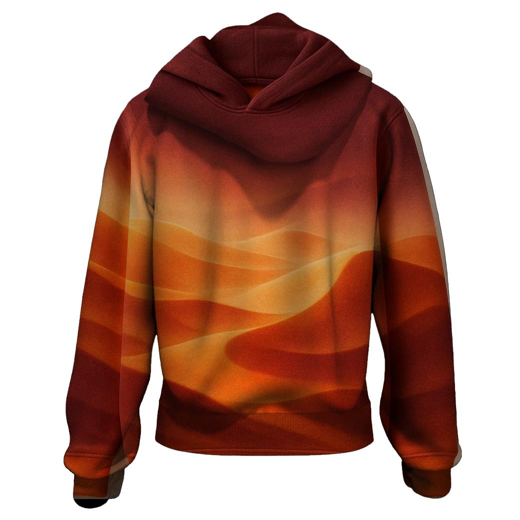 Radiant Gradient Sand Dunes zip-up hoodies