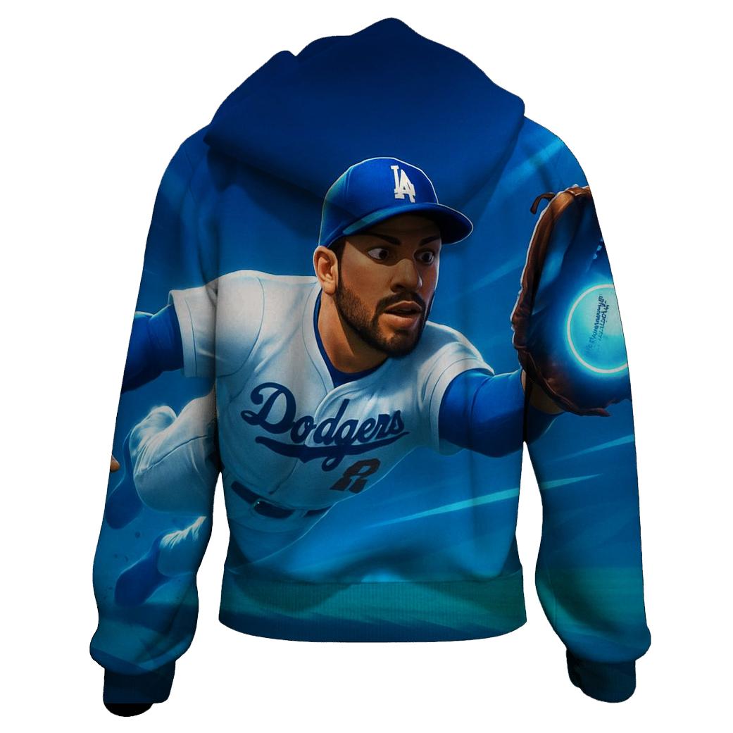Electric Outfield Glide graphic hoodies