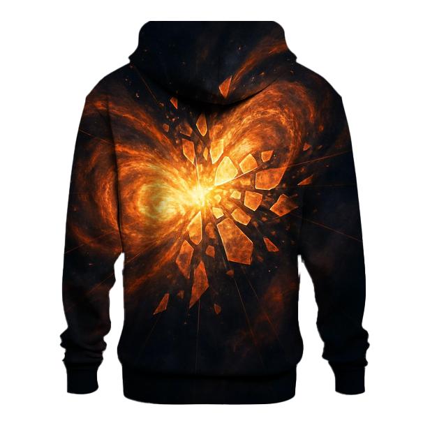 Fractured Halo Of The Twin Galaxies zip-up hoodies