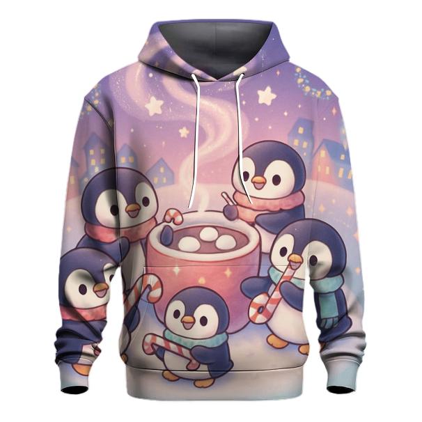 Galaxy Cocoa With Polar Penguin Band designer hoodies