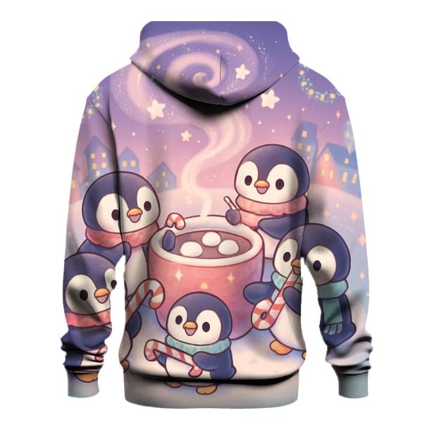 Galaxy Cocoa With Polar Penguin Band designer hoodies