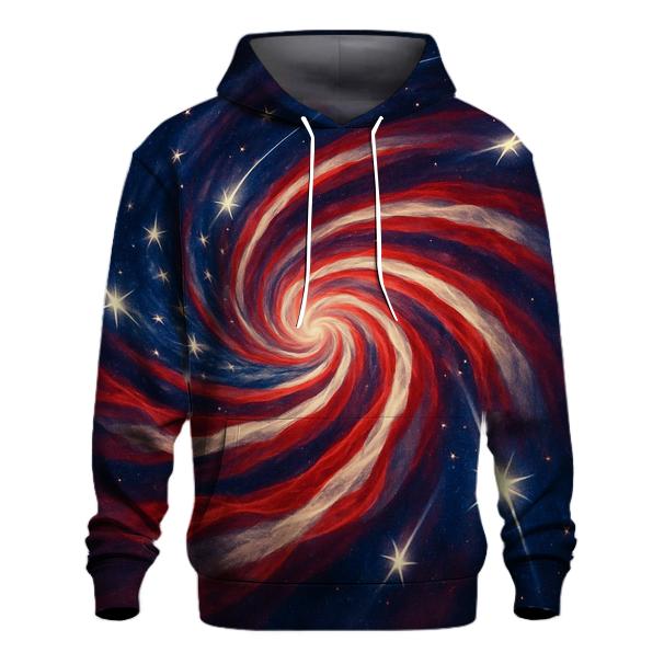 Cosmic Star Spangled Vortex pullover hoodies
