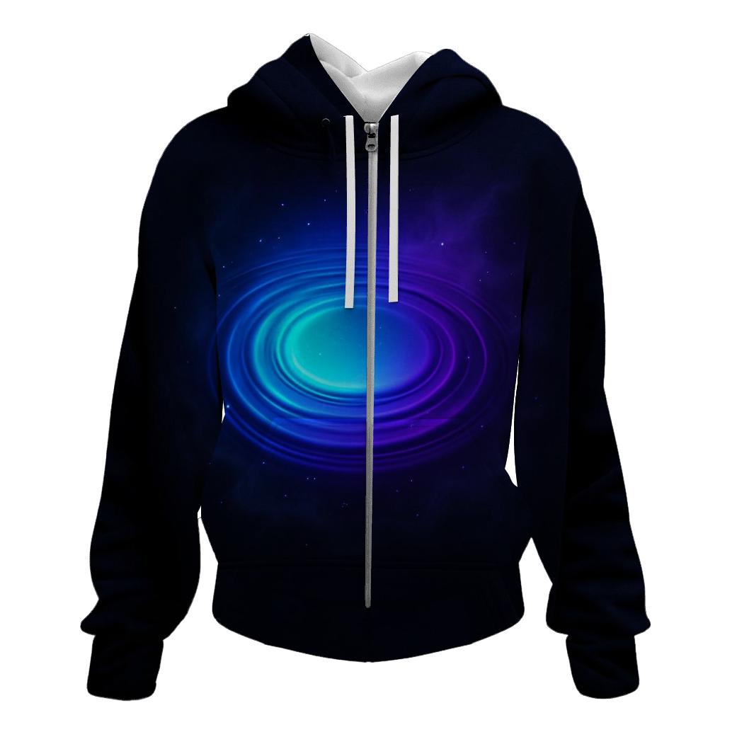 Cosmic Ripple Gradient Pool premium hoodies
