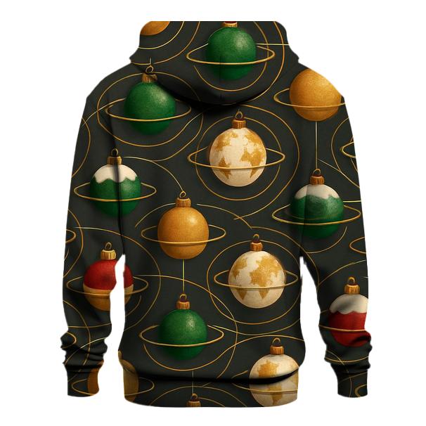 Planetary Bauble Orbit Rings zip-up hoodies