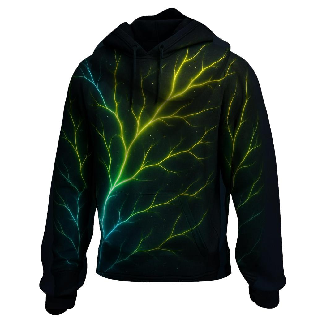 Aurora Circuit Gradient Veins custom hoodies