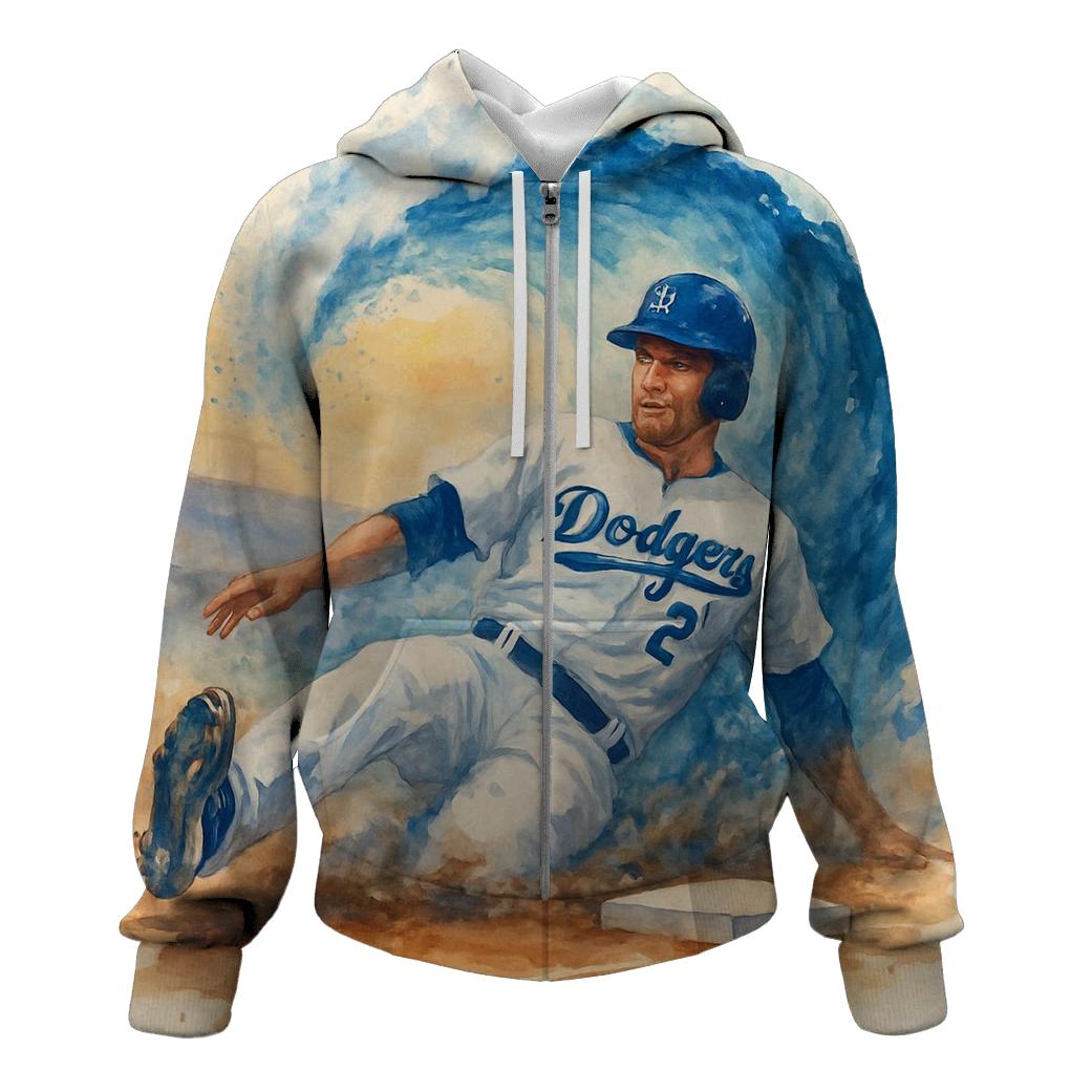 Wave Rider Base Steal embroidered hoodies