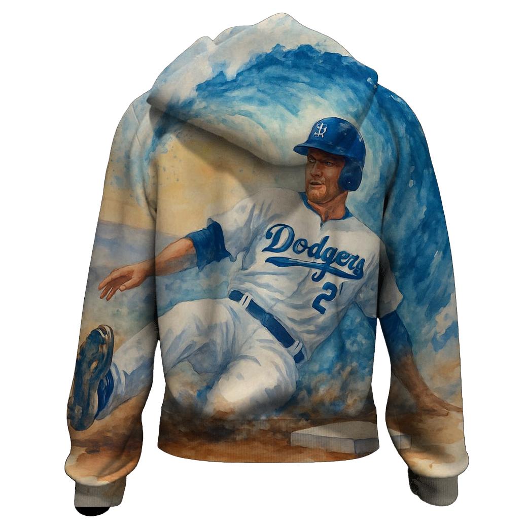 Wave Rider Base Steal embroidered hoodies