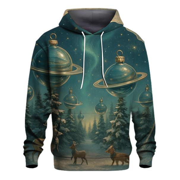 Saturn Ornament Snow Globe Forest hoodie styles