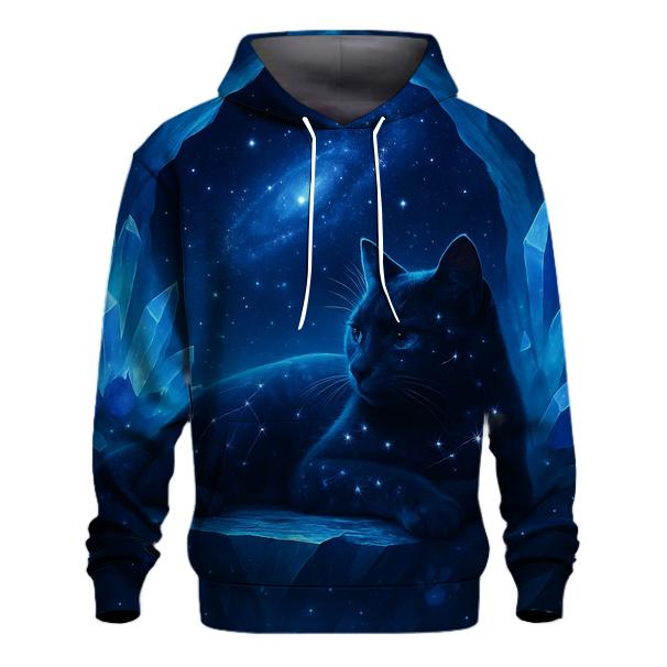 Crystal Cave Stargazer Cat hoodie trends