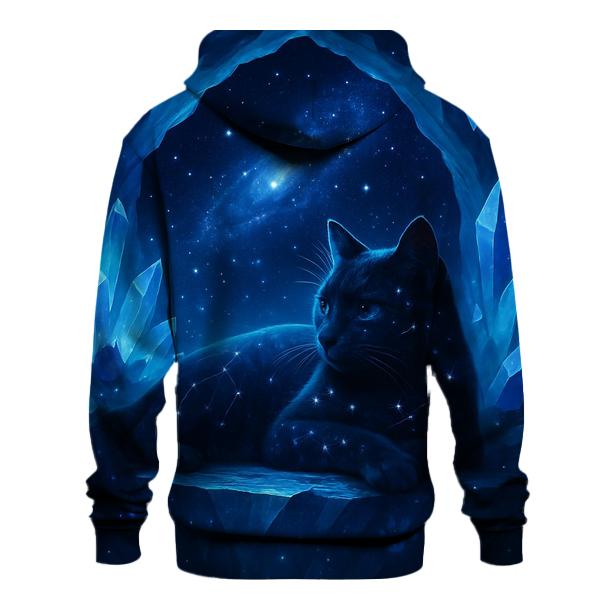 Crystal Cave Stargazer Cat hoodie trends