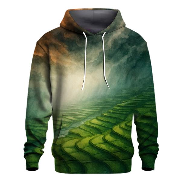 Indian Monsoon Abstract Flag Sky printed hoodies