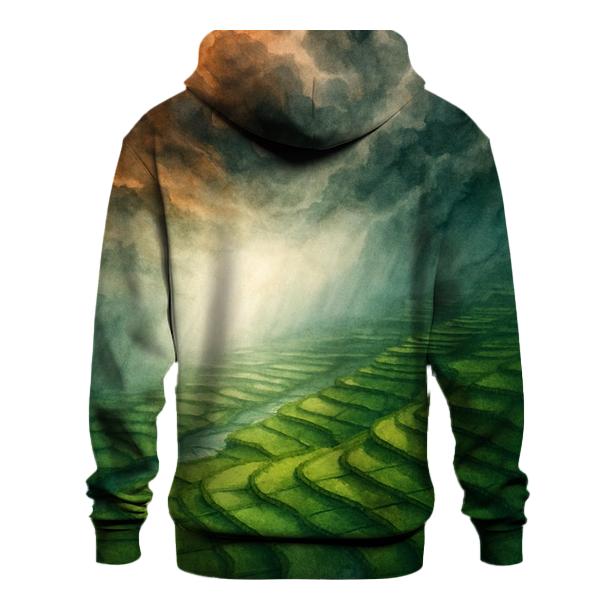 Indian Monsoon Abstract Flag Sky printed hoodies