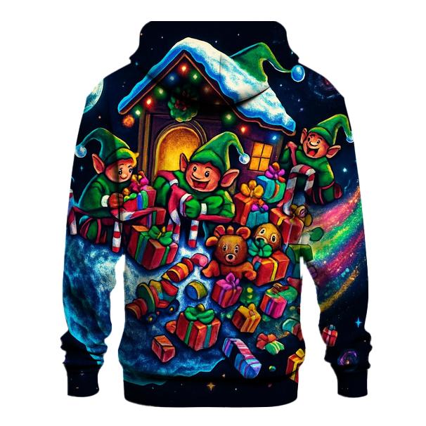 Aurora Elf Workshop On A Comet pullover hoodies
