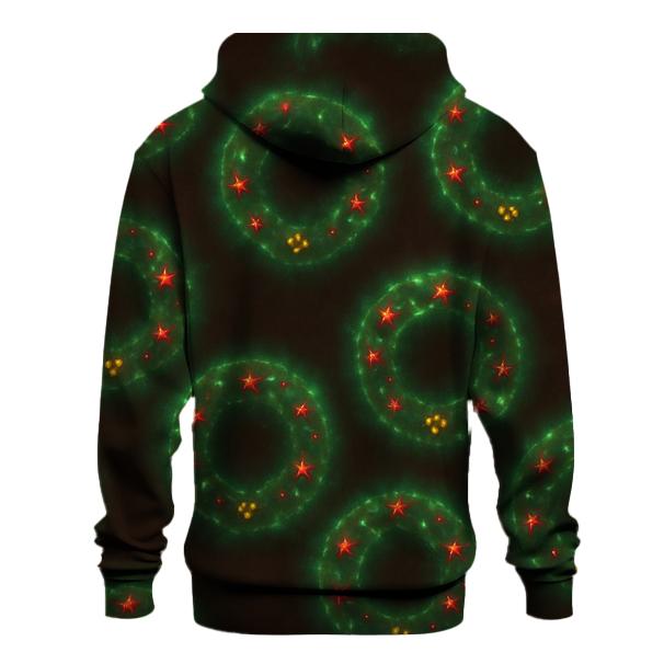 Halo Wreath Nebula Ring Tiling printed hoodies