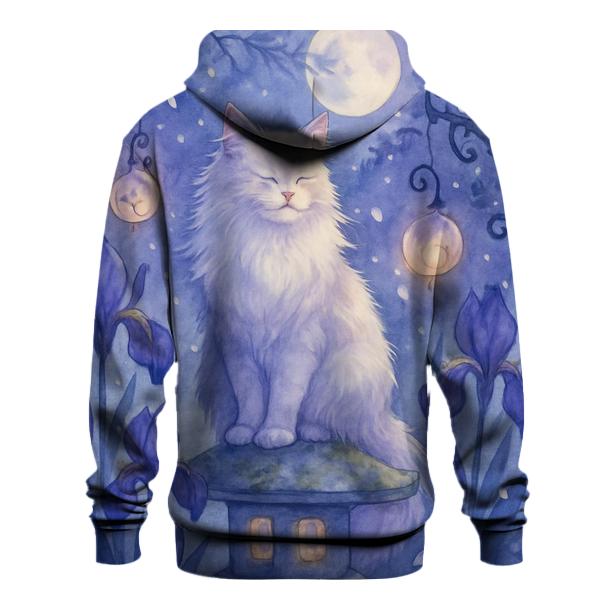 Moonlit Garden Oracle Cat hoodie trends