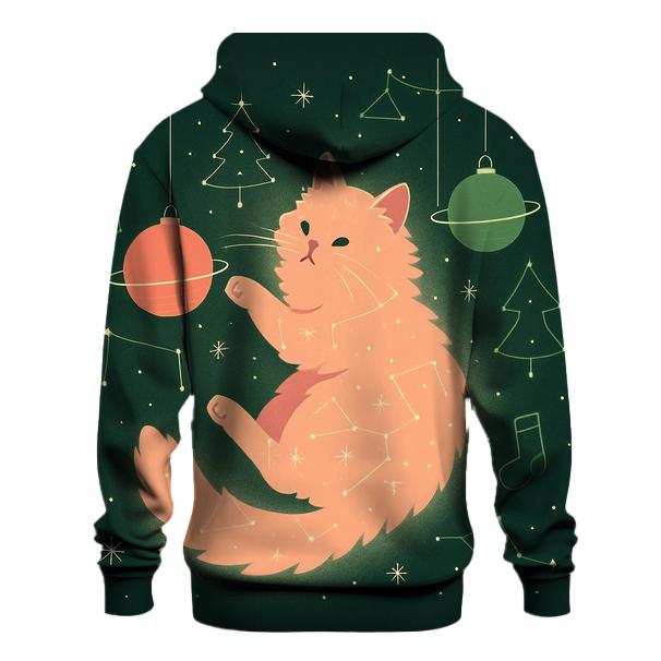 Interstellar Christmas Cat Constellation hoodie trends