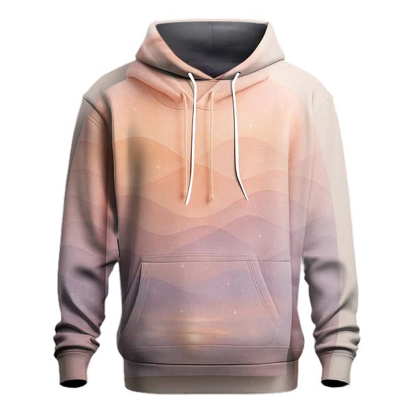 Dream Harbor Gradient Waves printed hoodies