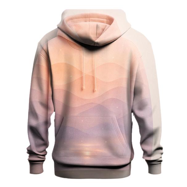 Dream Harbor Gradient Waves printed hoodies