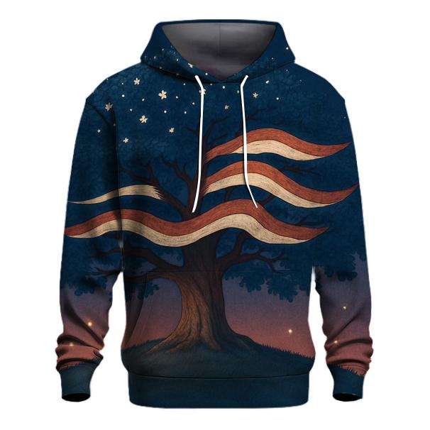 Liberty Tree Of Stars zip-up hoodies