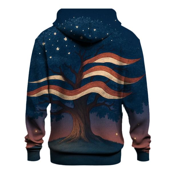 Liberty Tree Of Stars zip-up hoodies