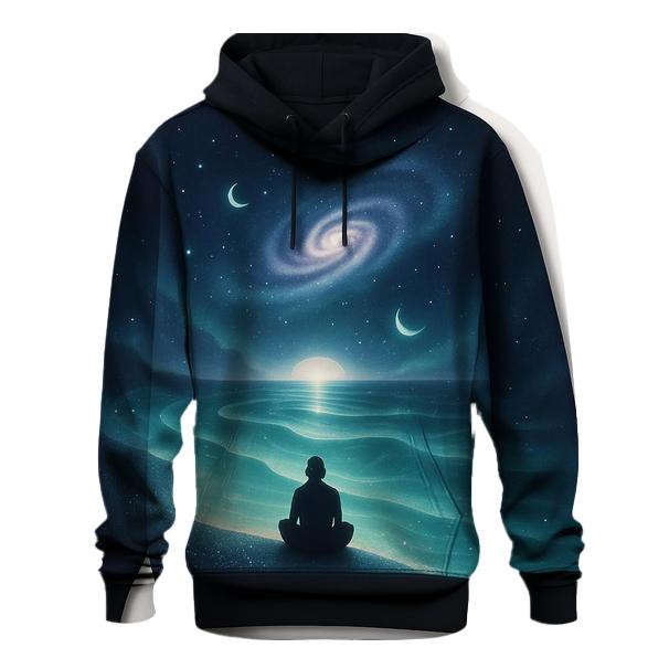 Aurora Waves On The Galactic Coast zip-up hoodies