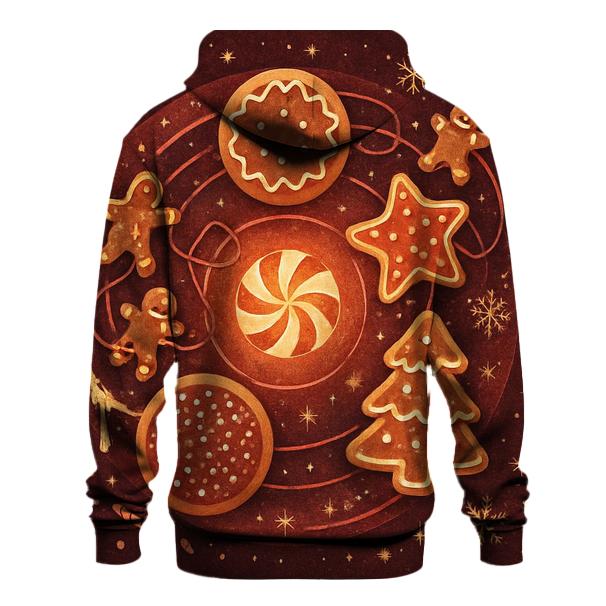 Orbiting Christmas Cookies Carousel heavyweight hoodies