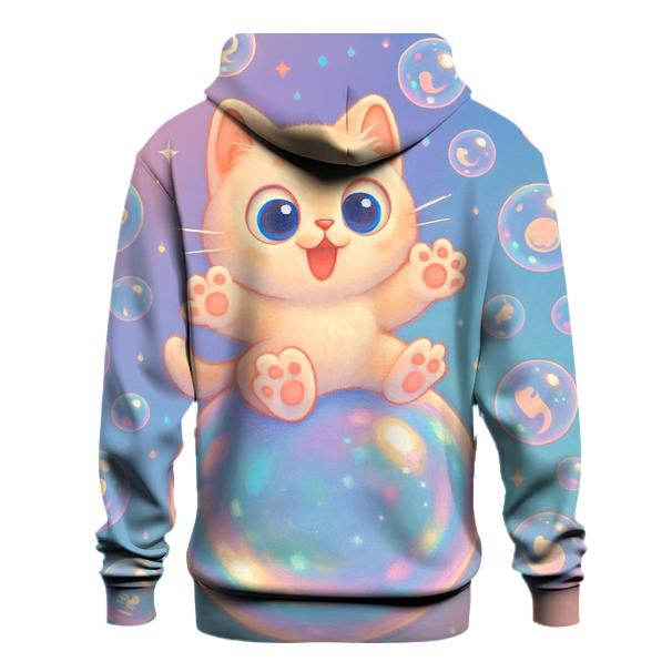 Bubble Surf Space Kitten hoodie styles