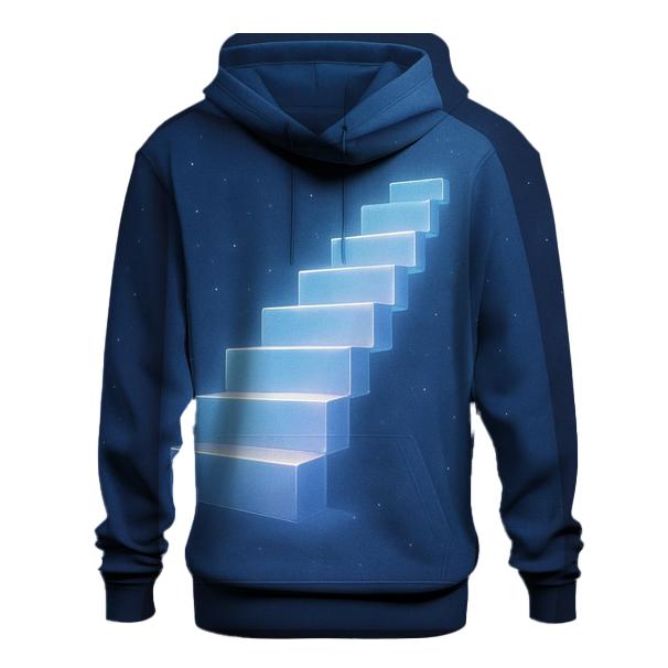 Starlit Gradient Stairway hoodies fashion