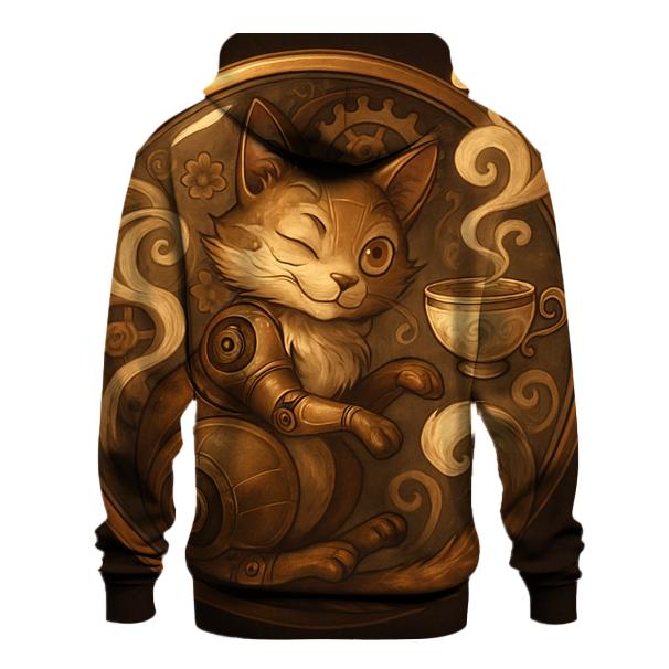 Clockwork Tea Time Cheshire Cat hoodie designs