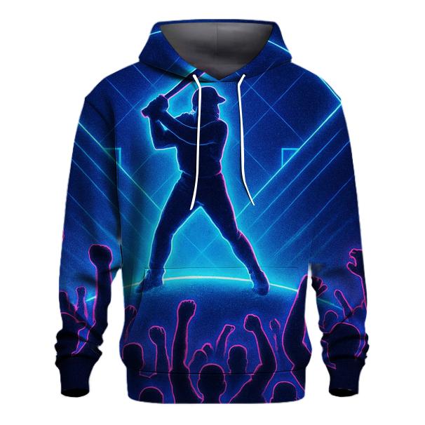 Neon Night Rally Wave printed hoodies