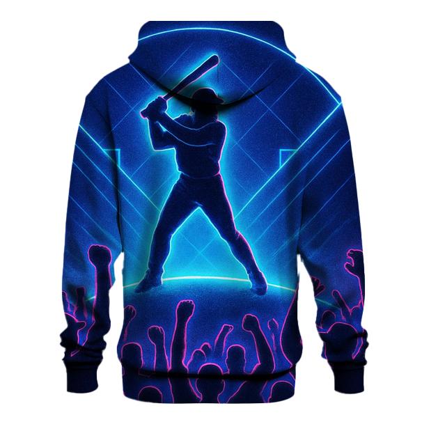 Neon Night Rally Wave printed hoodies