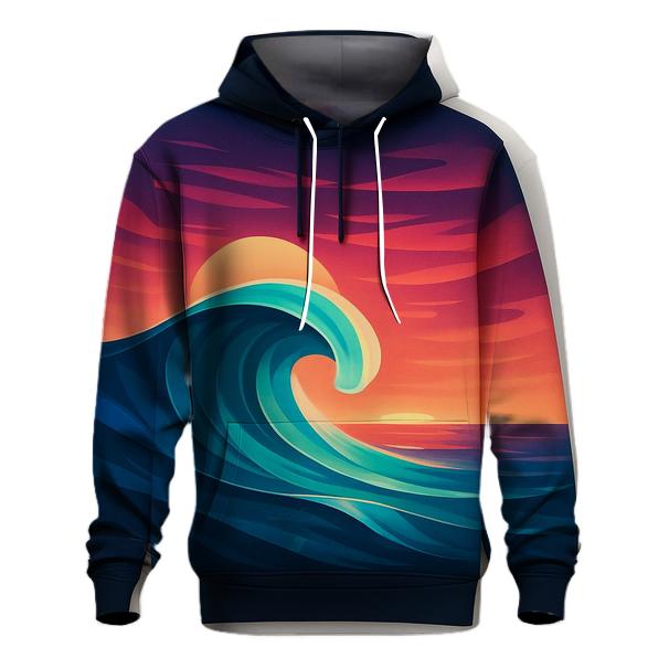 Tidal Prism Sundown zip-up hoodies