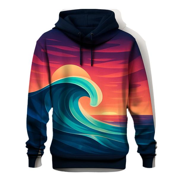 Tidal Prism Sundown zip-up hoodies
