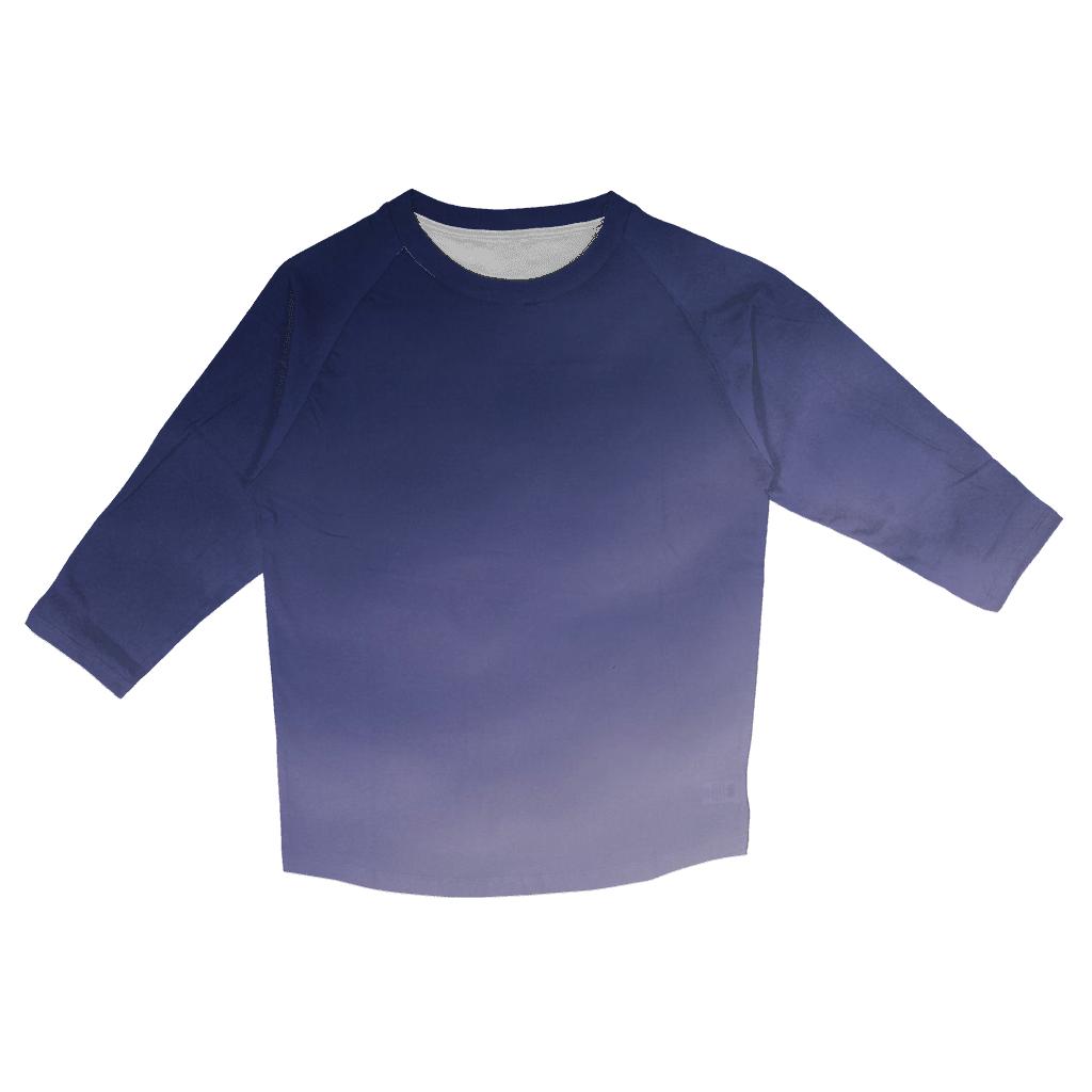 Celestial Mist Gradient casual three quarter sleeve shirts