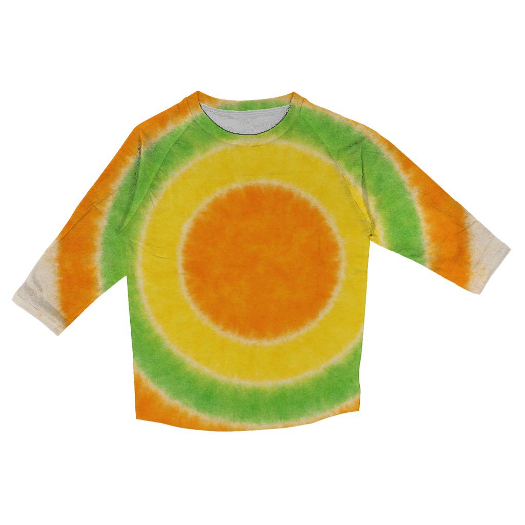 Citrus Offset Bullseye custom 3/4 sleeve shirts