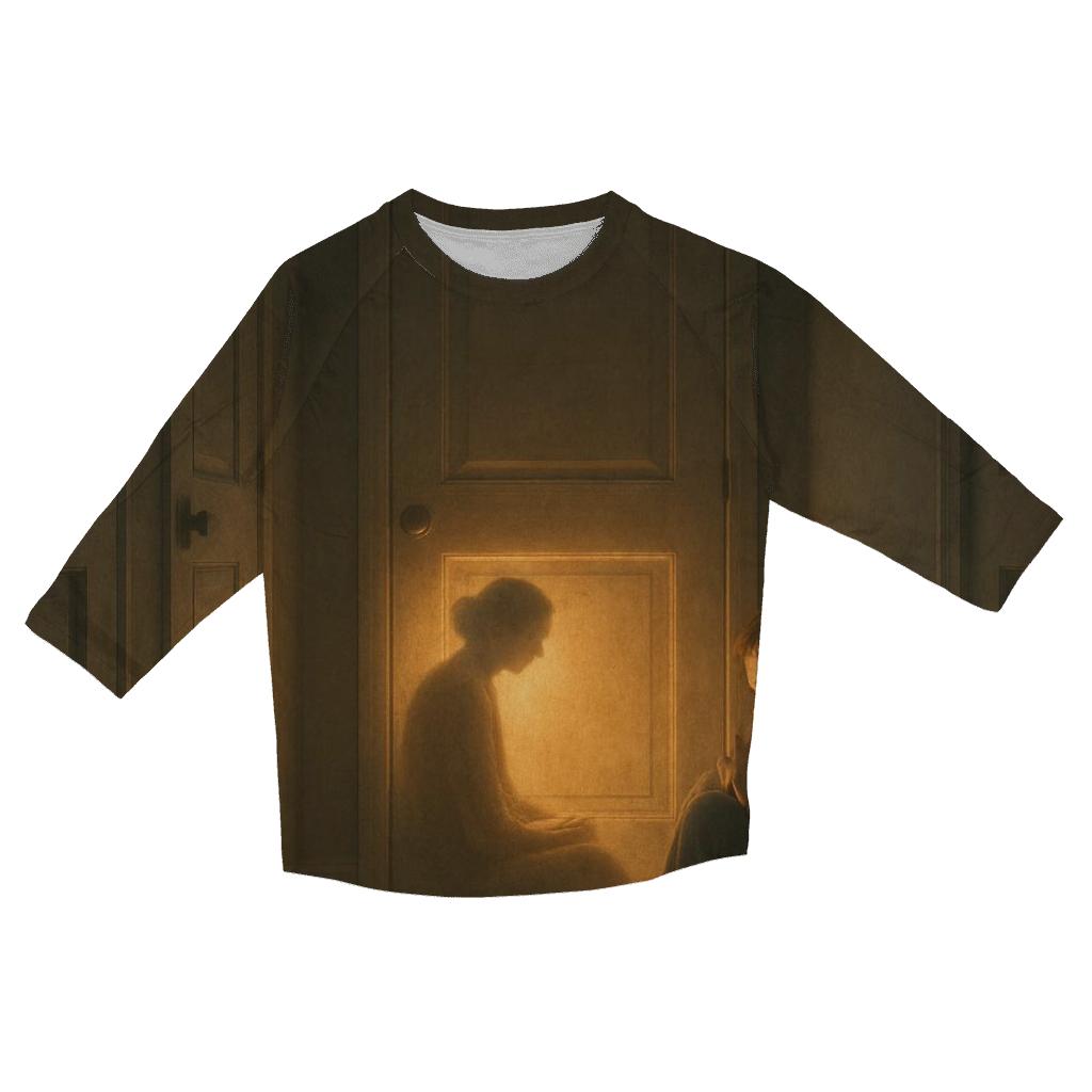 The Light Behind Every Closed Door trendy 3/4 sleeve tops