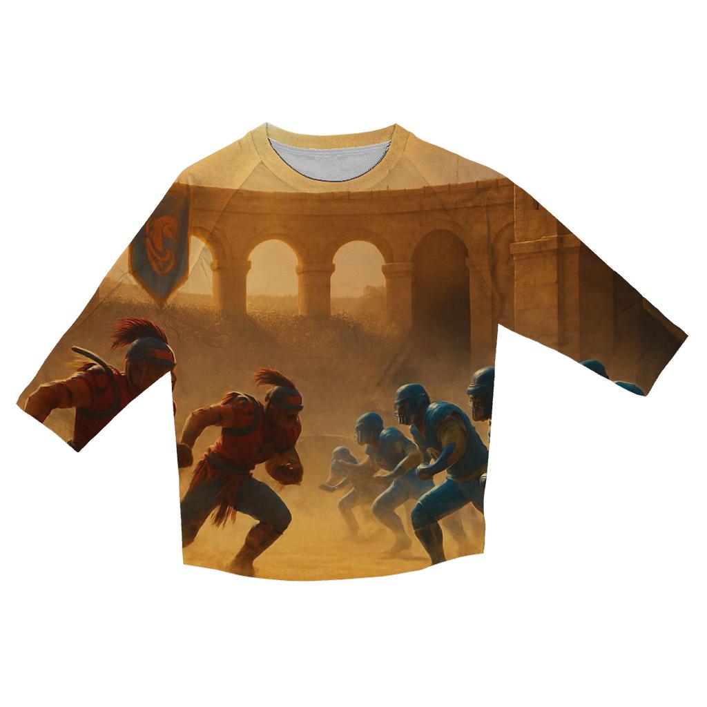 Desert Arena Braves And Cubs Duel custom 3/4 sleeve shirts