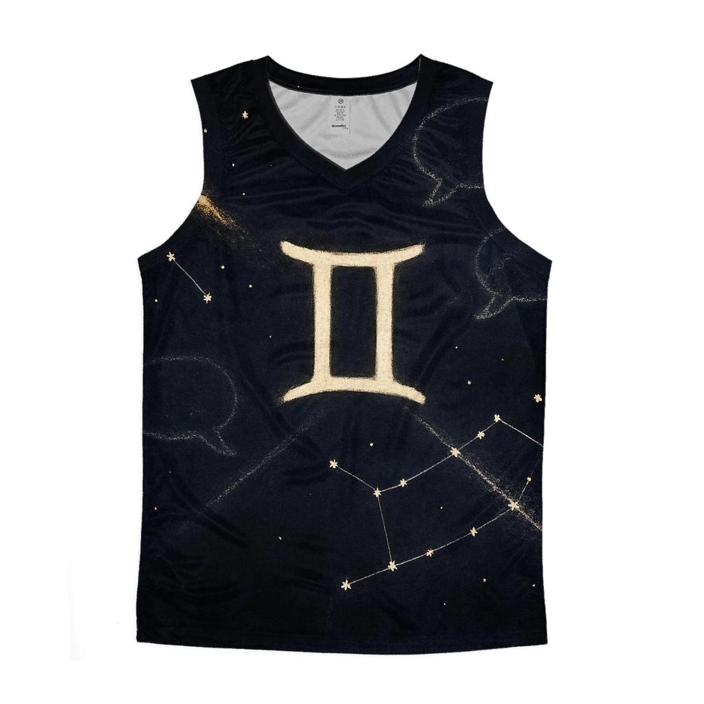 Gemini Twin Comet Dialogue graphic print tank tops
