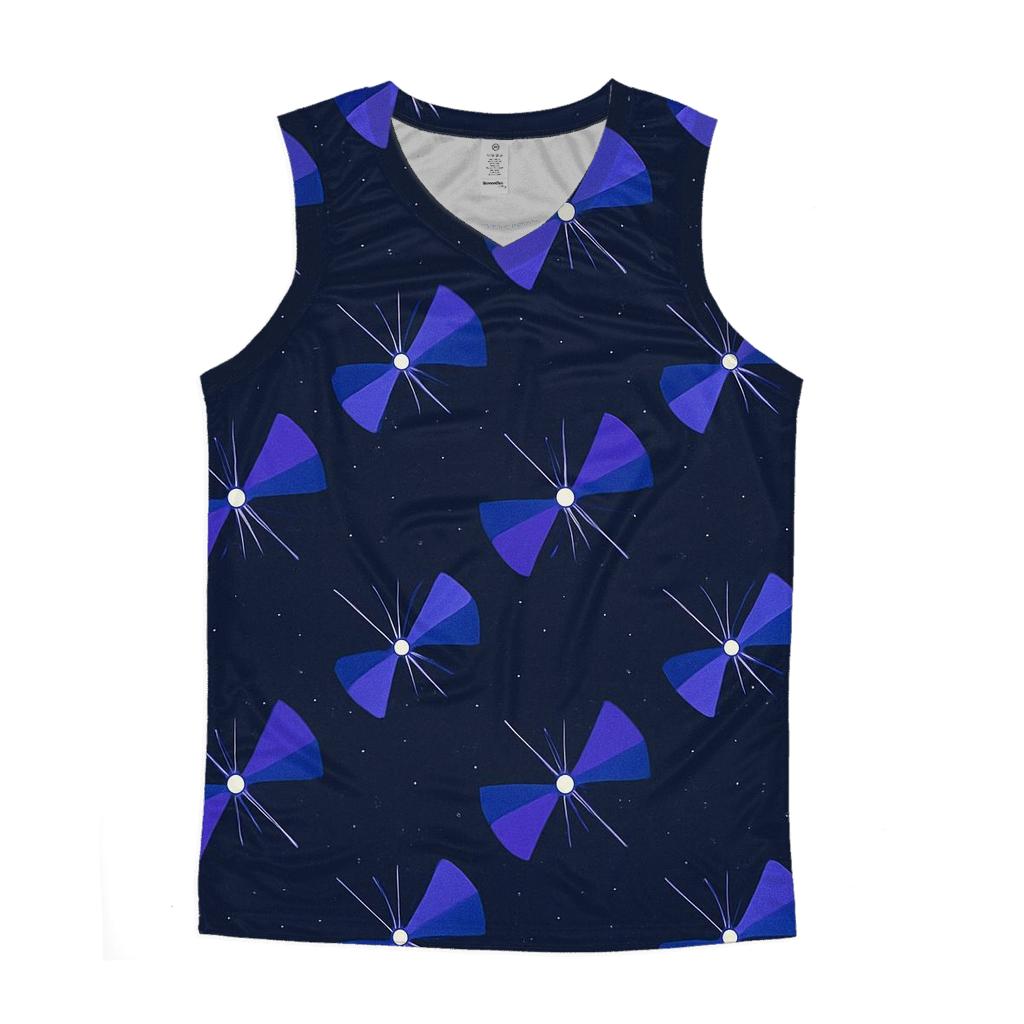 Pulsar Beam Chevron Field personalized athletic tanks