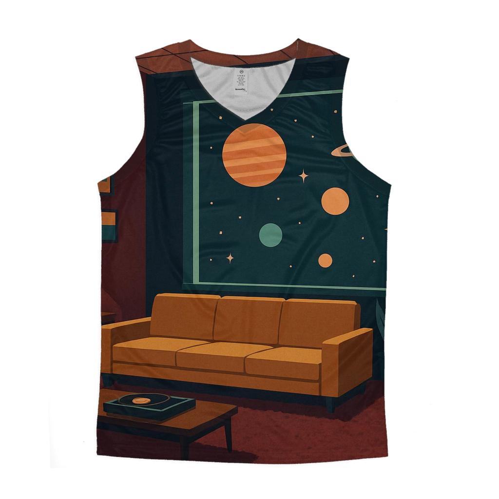 Cosmic Lounge Vibes sports performance tank tops