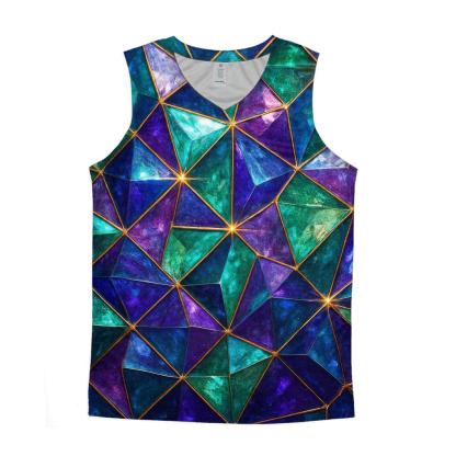 Emerald Facet Mirage stylish racerback tanks