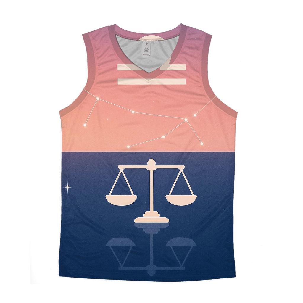 Libra Equinox Mirror Sky cotton sleeveless tops