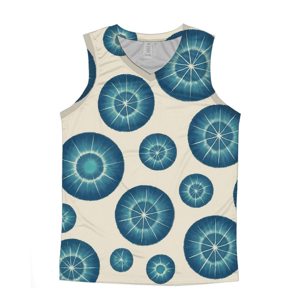Aquatic Kumo Web Constellations graphic print tank tops