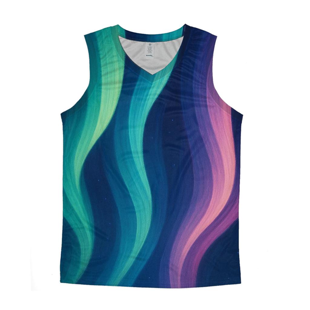 Aurora Veil Sweep trendy fitted tank tops