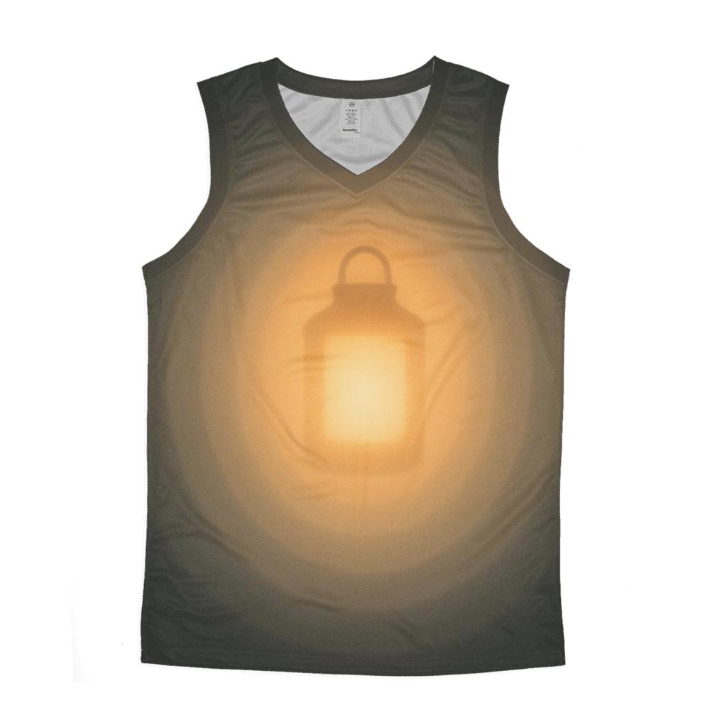 Inner Lantern Glow cotton sleeveless tops